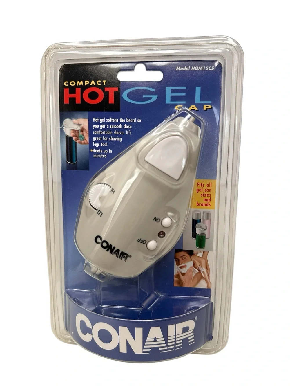 Conair Compact Hot Gel Cap Shaving Cream Warmer System HGM15CS -NEW in Packaging